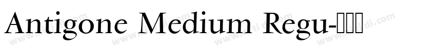 Antigone Medium Regu字体转换